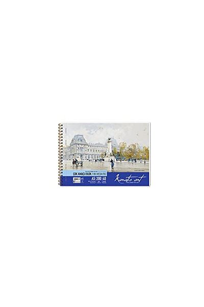 karatis art A5 Spiral Multi-Purpose Block 200gr/40 Sheets