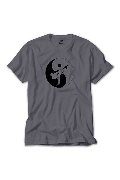 Z zepplin Γκρι μπλουζάκι Karate Symmetry Martial Arts