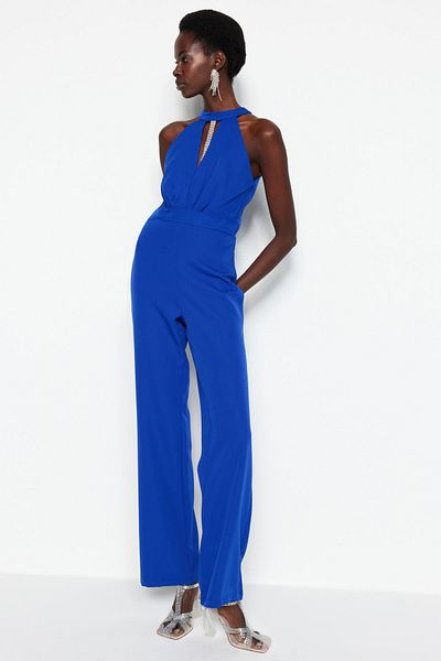 Blue Women Jumpsuits Styles Prices Trendyol