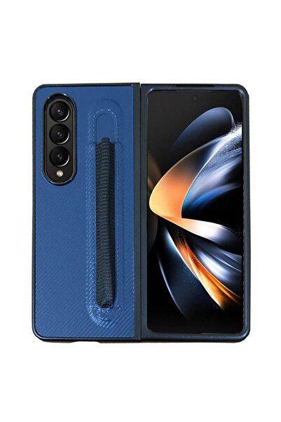 Miscase Samsung Z Fold 4 Kalemlikli 2 Taraflı Katlanabilir Deri Kılıf