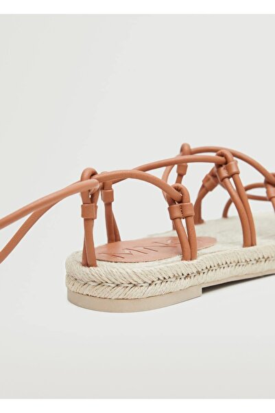 MANGO Woman Wicker Gladiator Sandals