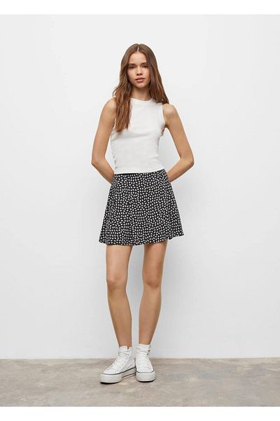 Mango Teen Μίνι φούστα με πλισέ
