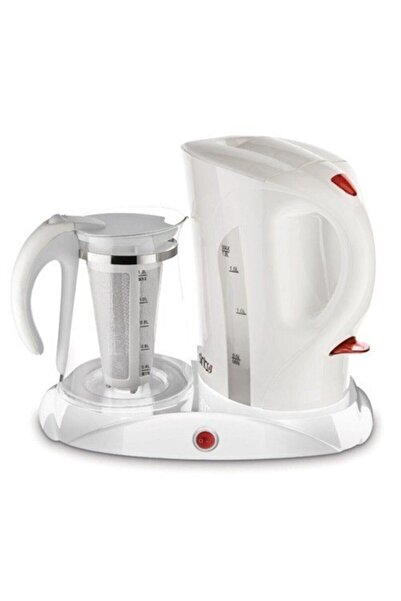 Sinbo ماكينة صنع الشاي الزجاجية Sk-2389 باللون الأبيض