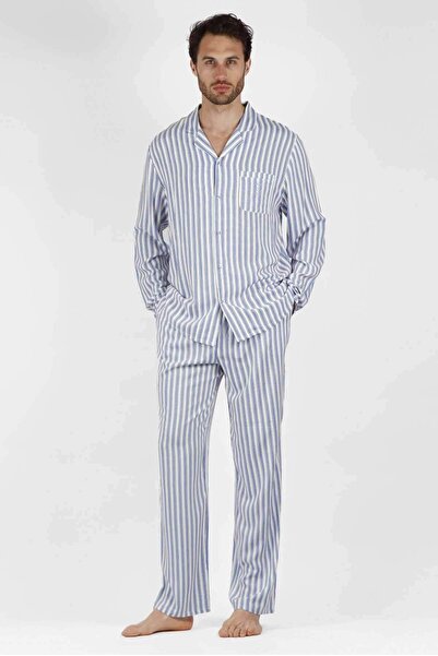 AYYILDIZ 56576 Erkek Mavi Pijama Takımı