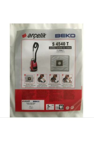 Arçelik Beko S 4540 T Elektrikli Süpürge Toz Torbası Bez 20 Adet