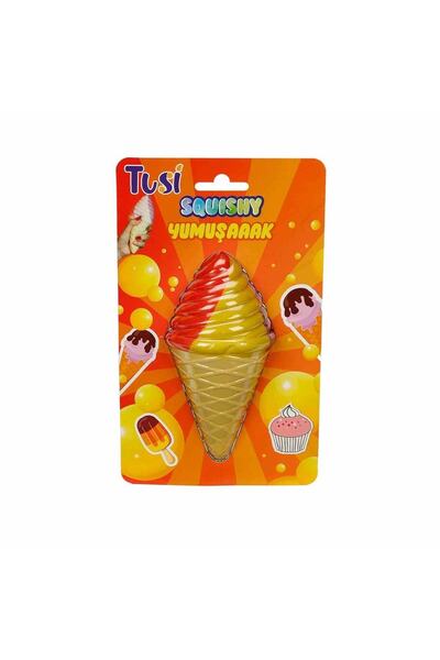 TUSI Squishy Külah Dondurma Meyve Çocuk Kız Erkek Okul Hediye Sukuçi