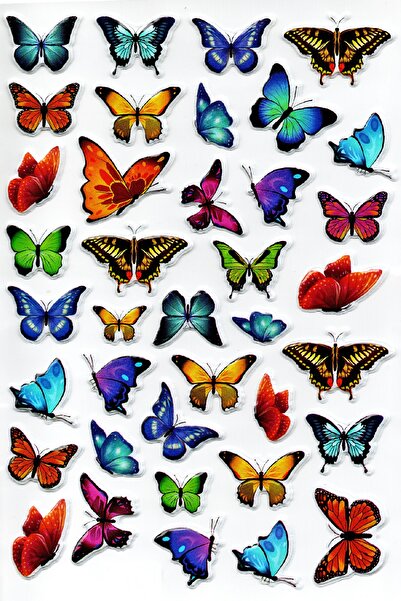 Limmy Sticker Kabartmalı A4 Boyutunda Stiker Defter, Planlayıcı Etiket, -(lim...