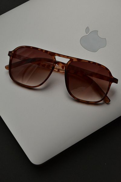 LOOKUP NEW Julian Unisex Women Men Uv400 Protected Leopard Brown Gradient Vintage New Season Sunglasses