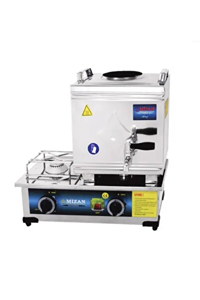 Mizan Çay Semaveri Çay Kazanı 10lt Tüplü 1 Hazneli Tek Ocaklı (DEMLİK DAHİL DEĞİLDİR)