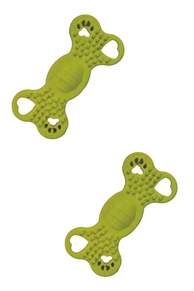 Buffer ® 2Pcs Two Sided Serrated Teething Chew Toy For Pets