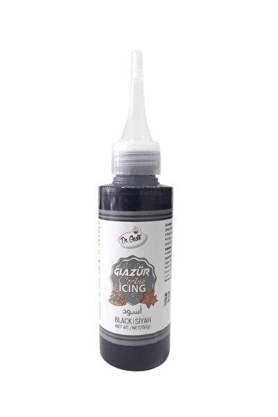 Dr. Gusto Glazür Cookie Icing Siyah 150gr