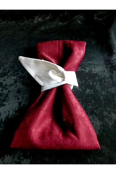 Bayır 6-Piece Fabric Napkin Ring (cream)