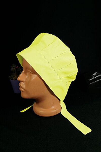 Tasarım Trend Șapcă de plută monocromă galbenă