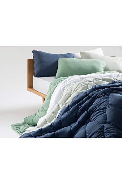 English Home Soft Crinkle Microfiber Single Duvet 155X215 cm Gray