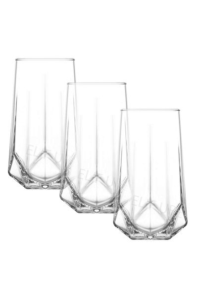 LAV Valeria 3-Piece Soft Drink Water Glass