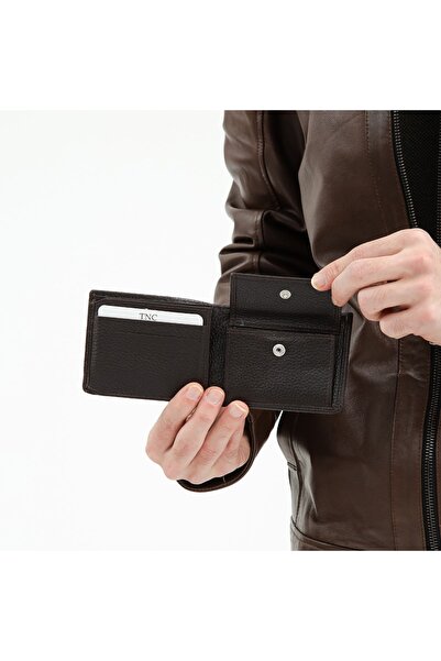 Tamer Tanca Men's Leather Wallet Wallet, card holder, keychain 862 1417 Erk Czdn Sk22/23