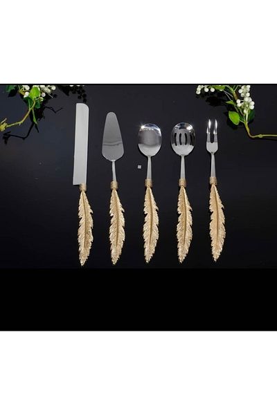 Santara Avant-garde Special Design Pentacle Stainless Steel Premium Quality Service Set