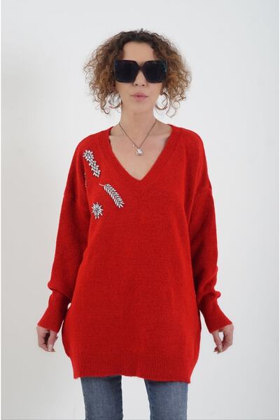 Zelish My Sister Pulover de piatră roșie