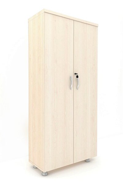 ELİZZA Modüler Dünyası Tam Kapaklı Kitaplık Dosya Dolabı Akçaağaç - 80x38x188