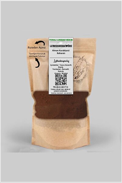Tunalı Lokman Hekim Alman Kurabiyesi Baharatı Lebkuchengewürz 80gr