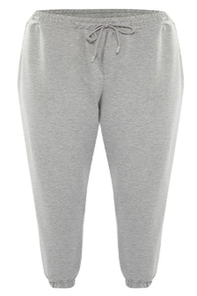 GÜZEL KAMAN Gray Thick Bottom Bijama Bottom Leg with Wrist, Tight Useful Side Pocket