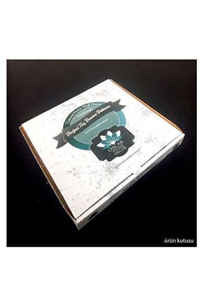 Oscar Stone Decor Çini- Çerçeveli Taş Duvar Dekoru 20x20 Cm-wall Decor