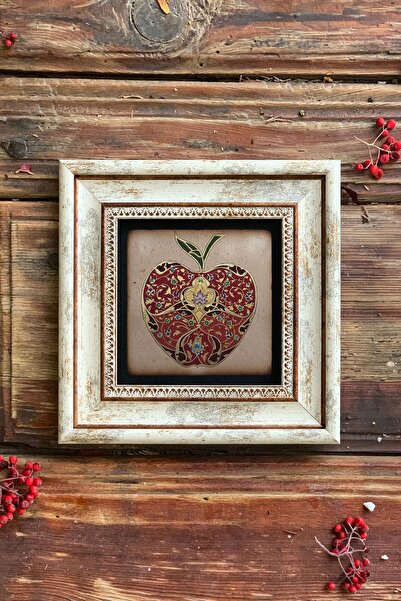 Oscar Stone Decor Çerçeveli Taş Duvar Dekoru 20x20 cm-wall Decor