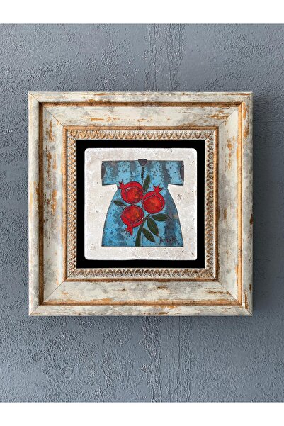 Oscar Stone Decor Çerçeveli Taş Duvar Dekoru 20 X 20 Cm Kaftan Ottoman