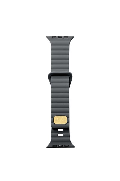 Watch 7 45mm Kordon/kayış Çizgi Şerit Desen Delikli Tasarım Tak Çıkar Silikon Kordon