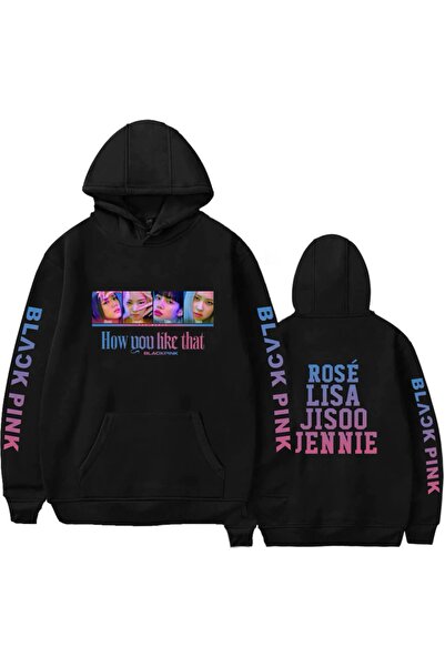 GALASHOP Blackpink Son Albümü Unisex Kapşonlu Hoodies mod79