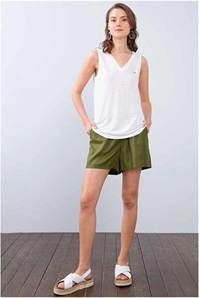 U.S. Polo Assn. Kadın Haki Şort