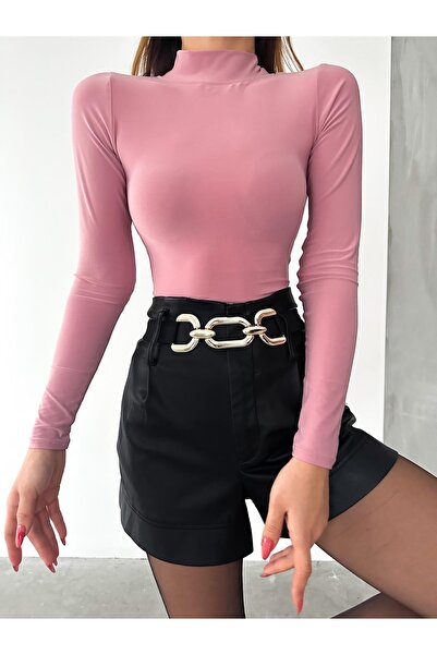 By Gecce Turtleneck Sandy Blouse