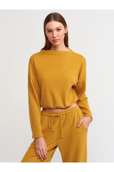 Tommy hilfiger yellow sweatshirt women's on sale