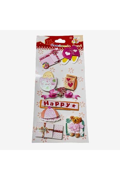 EleganTShoP Set de autocolante în două straturi în relief Jna10