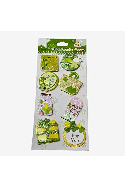 EleganTShoP مجموعة ملصقات من طبقتين منقوشة Jna10