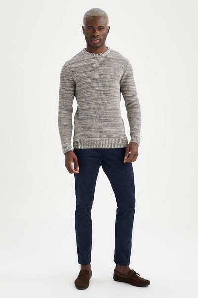 DeFacto Pullover - Beige - Regular Fit