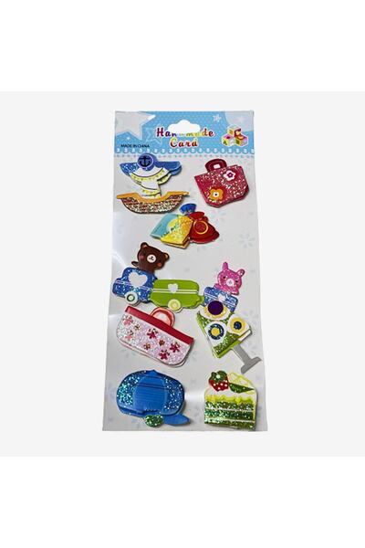 EleganTShoP Σετ αυτοκόλλητων δύο στρώσεων με ανάγλυφο σχέδιο Jna10