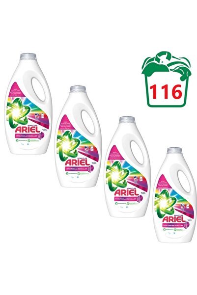 Ariel Canlı Parlak Renkliler Sıvı Çamaşır Deterjanı 116 Yıkama 6,38lt