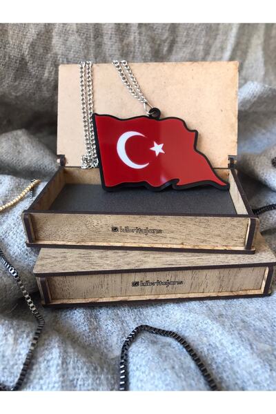Genel Markalar Pleksi Türk Bayrağı Dikiz Ayna Süsü Aksesuar