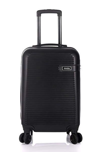 DERİEND 3000 Unisex Kabin Boy Valiz Siyah