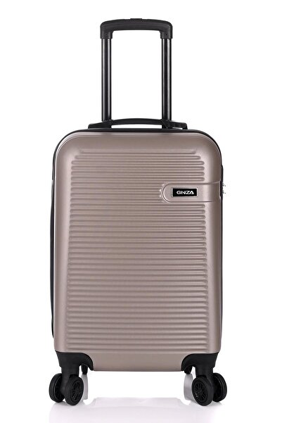 DERİEND 3000 Unisex Kabin Boy Valiz Altın