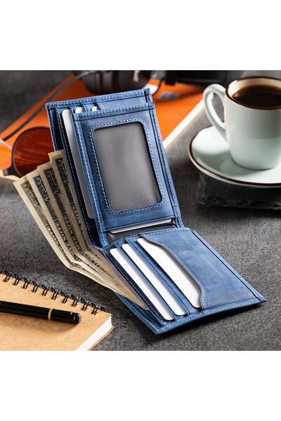 Conceria Pelle -Genuine Leather Premium Classic Wallet & Card Holder