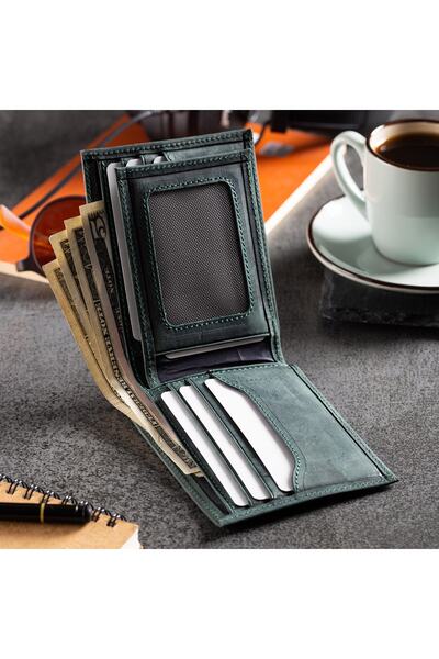 Conceria Pelle -Genuine Leather Premium Classic Wallet & Card Holder