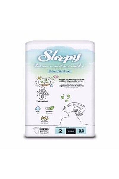 Sleepy Bio Günlük (boy 2) Süper Uzun Ped 32'li