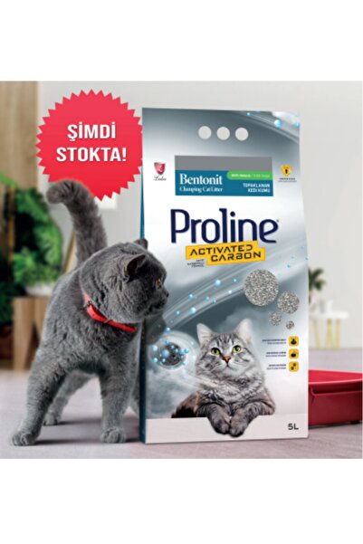 Pro Line Proline Aktif Karbonlu Topaklanan Kedi Kumu 5 Lt