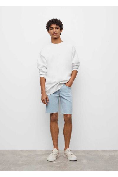 Mango Teen Μήνυμα Βαμβακερό φούτερ
