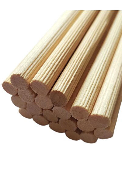 ncy Ahşap Kavele Çıta Çubuk Kavela Kayın 50 Cm 14 Mm Yivli 5 Adet