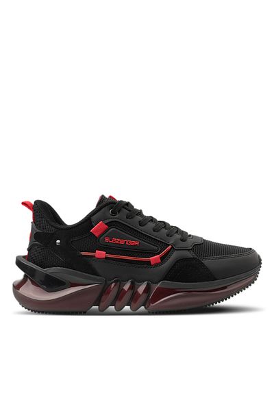 Slazenger Pánské tenisky Zenon – ležérní černo/červené tenisky