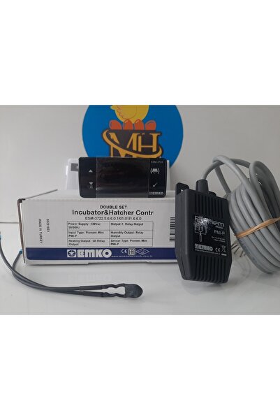 M&H Esm-3722 230vac Dijital Kuluçka Kontrol Cihazı Emko (RÖLE ÇIKIŞLI)