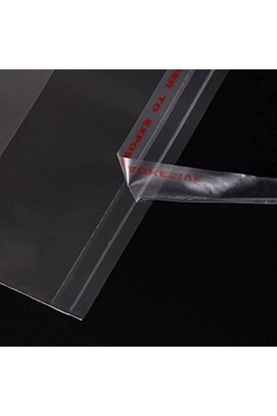 Genel Markalar Bantlı Şeffaf Poşet Opp 14x16.5 +3 cm 95 Adet